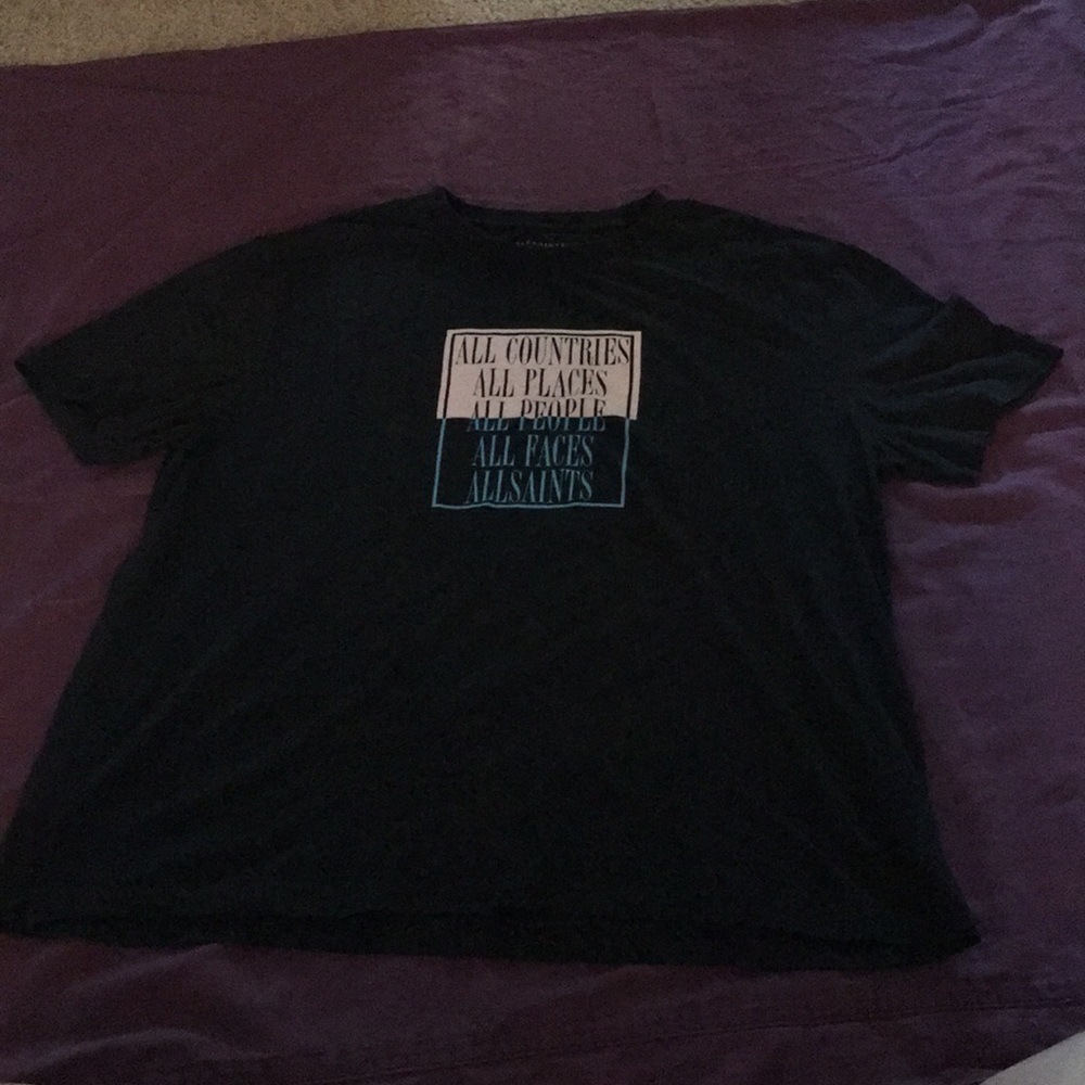 Black All Saints Tee